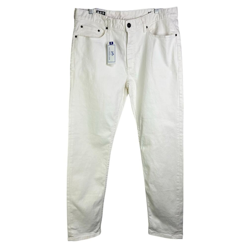 Southern Tide "Charleston Fit" Jeans Mens 34x32 White Classic Summer NWT‎